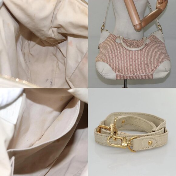 LOUIS VUITTON Mini Lin Marina GM Hand Bag Croisette 2way Pink M95493 Auth EC192 - Picture 15 of 16